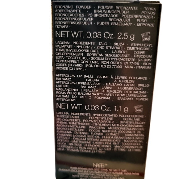 NARS Bronzing Powder & Afterglow Lip Balm Duo: Laguna, Travel Size, NIB - Picture 3 of 3